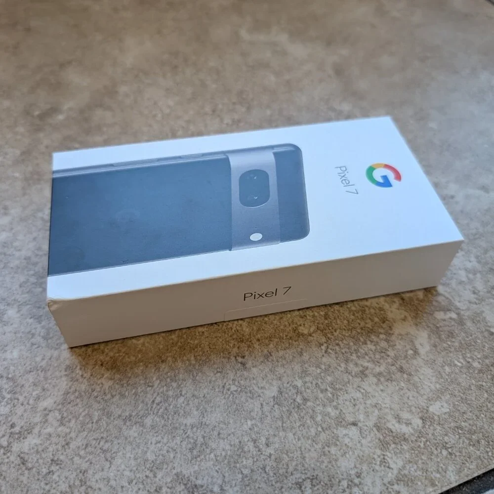 Google Pixel OEM USB Cable, USB A-C Adpr, Sim Tool, Box for Pixel 7 Obsidian Blk